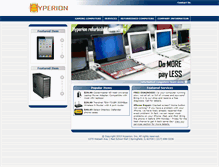 Tablet Screenshot of hyperionpc.com